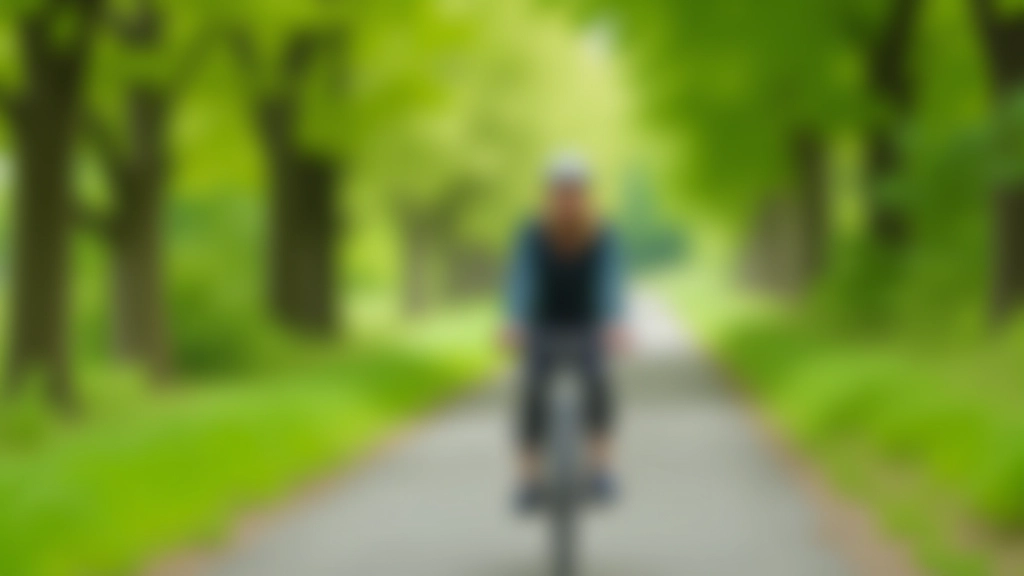 Síle cycling on an Irish greenway surrounded by green countryside and stone walls typical of rural Ireland